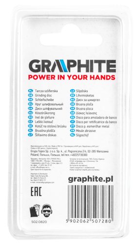 Vágótárcsa, korund/szilícium-karbid, 20mm, 2mm, 10db