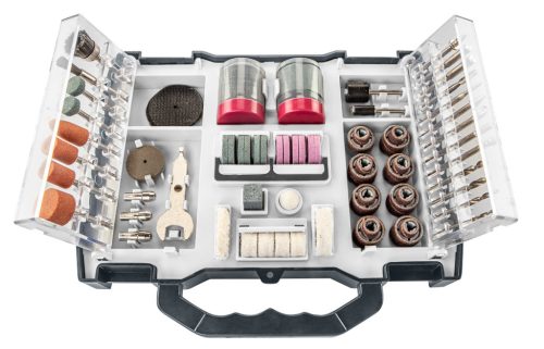 Tartozékkészlet mini fúró- és csiszológéphez, 99db
