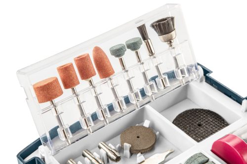 Tartozékkészlet mini fúró- és csiszológéphez, 99db