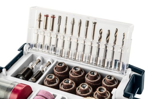 Tartozékkészlet mini fúró- és csiszológéphez, 99db