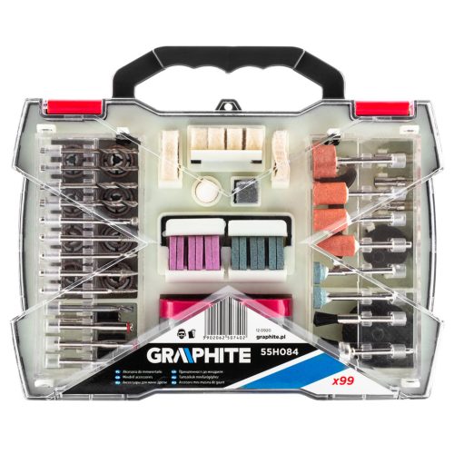 Tartozékkészlet mini fúró- és csiszológéphez, 99db