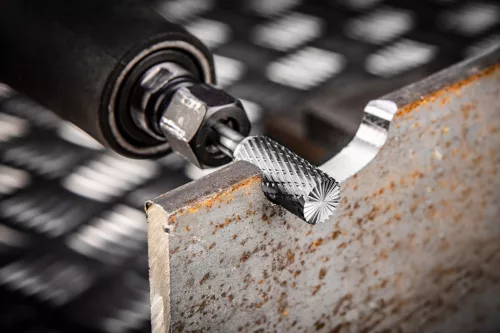 Keményfém marófej, turbómaró, A, hengeres, 8x20mm, szár méret 6x45mm