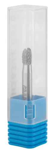 Keményfém marófej, turbómaró, E csepp, ovális, 6x10mm, szár méret 6x45mm