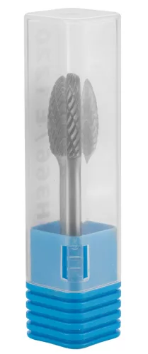 Keményfém marófej, turbómaró, E csepp, ovális, 12x20mm, szár méret 6x45mm