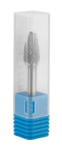 Keményfém marófej, turbómaró, F csúcsíves, 10x20mm, szár méret 6x45mm