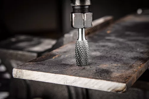 Keményfém marófej, turbómaró, H lángnyelv, 12x32mm, szár méret 6x45mm