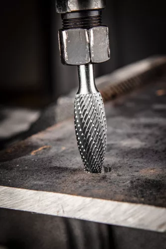 Keményfém marófej, turbómaró, H lángnyelv, 12x32mm, szár méret 6x45mm