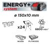 Körfűrészlap, keményfém, 150X10, 1,6mm, Z24, 58G008-hoz, Energy+