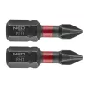 Torziós ütvecsavarozó bit PH1x25mm, 2db