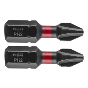 Torziós ütvecsavarozó bit PH2x25mm, 2db