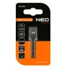 Adapter csavarbehajtókhoz 1/4" hatlapú-1/2" négyszög, min. rendelés: 4db