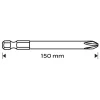 Csavarhúzó bit PZ3, 150mm, 1/4", min. rendelés: 3db