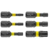 Torziós ütvecsavarozó bit Torx 10/15/20/25/30/40x25mm, 6db