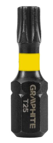 Torziós ütvecsavarozó bit Torx 25x25mm, 20db