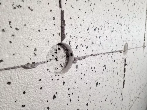 Polisztirol maró, dűbeltárcsához, 68mm, műanyag