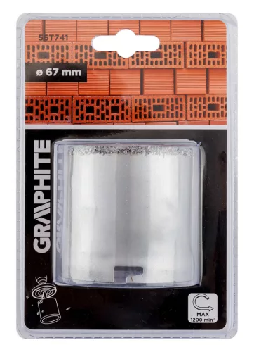 Körkivágó volfrámkarbid 67mm