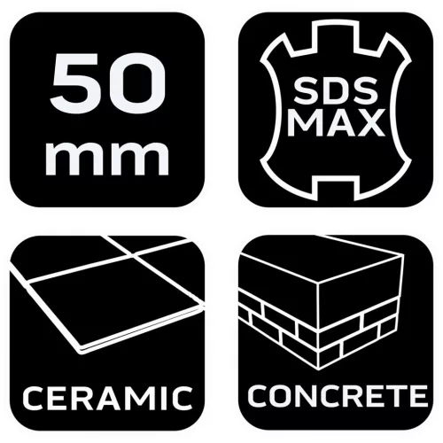 Lapátvéső SDS MAX 50x400mm 25 fokban hajlított