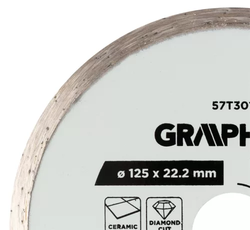 Gyémánt vágókorong 125x22.2mm, vizes