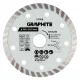 Gyémánt vágókorong 115x22.2mm, turbo, száraz és vizes