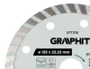 Gyémánt vágókorong 125x22.2mm, turbo, száraz és vizes