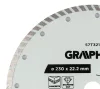 Gyémánt vágókorong 230x22.2mm, turbo, száraz és vizes