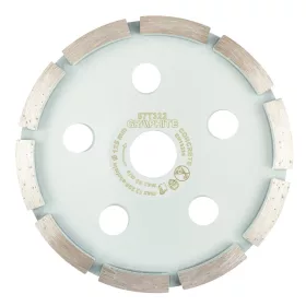   Gyémánt csiszolókorong 125x22.2mm, szegmenses, 1 soros, száraz