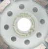Gyémánt csiszolókorong 125x22.2mm, szegmenses, 2 soros, száraz