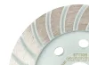 Gyémánt csiszolókorong 115x22.2mm, turbo, száraz
