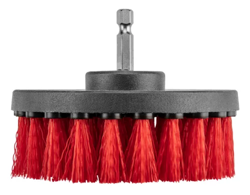 Tisztítókefe készlet fúró-csavarbehajtó gépekhez, 1/4"-os hatszög szár, 4db