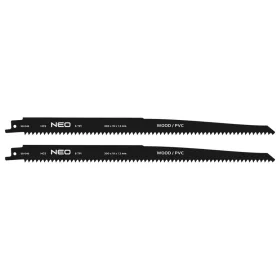 Orrfűrészlap, HCS, 300x19x1.25mm, 6TPI, 2db
