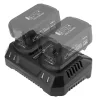 Akkumulátortöltő dupla ENERGY+ egyakkus rendszerhez, 240W, 2x3A