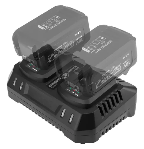 Akkumulátortöltő dupla ENERGY+ egyakkus rendszerhez, 240W, 2x3A