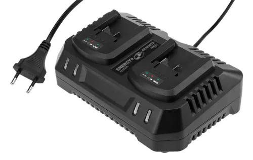 Akkumulátortöltő dupla ENERGY+ egyakkus rendszerhez, 240W, 2x3A