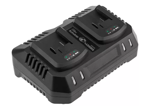 Akkumulátortöltő dupla ENERGY+ egyakkus rendszerhez, 240W, 2x3A