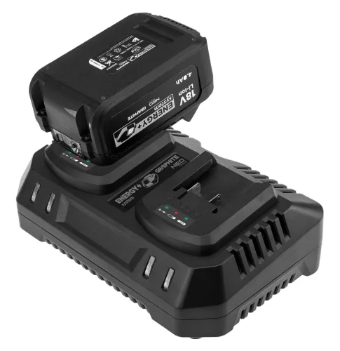 Akkumulátortöltő dupla ENERGY+ egyakkus rendszerhez, 240W, 2x3A