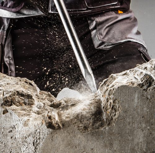 Fúrókalapács vésőfunkcióval, SDS PLUS, 900W, 4J, fogas tokmány, tartozékok, kofferben