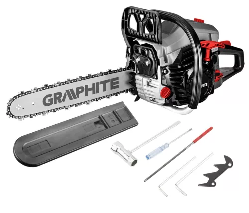 Benzines láncfűrész 2kW (2,7LE), láncvezető 16" (400mm)