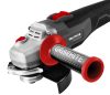 Akkus szénkefementes sarokcsiszoló, ENERGY+ 18V, 125mm, 3 fordulatszám fokozattal, akku nélkül