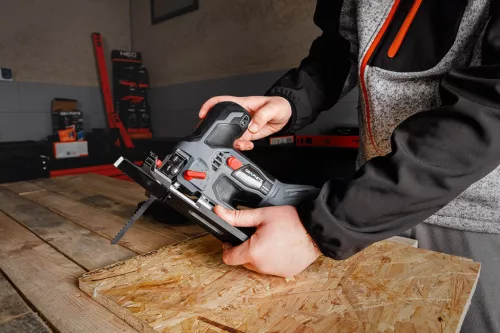 Akkus, szénkefementes dekopírfűrész ENERGY+ 18V, akku nélkül