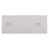 Csiszolóháló fehér 115x280mm, fa, fém, műanyag, űveg, gipszkarton csiszoláshoz, P80, min. rendelés: 3db
