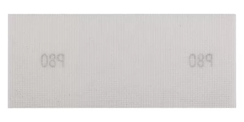 Csiszolóháló fehér 115x280mm, fa, fém, műanyag, űveg, gipszkarton csiszoláshoz, P80, min. rendelés: 3db