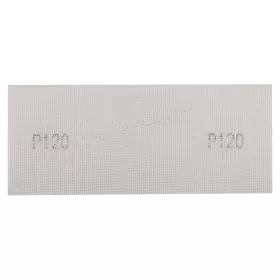   Csiszolóháló fehér 115x280mm, fa, fém, műanyag, űveg, gipszkarton csiszoláshoz, P120, min. rendelés: 3db