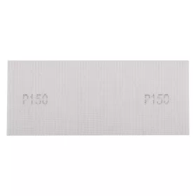   Csiszolóháló fehér 115x280mm, fa, fém, műanyag, űveg, gipszkarton csiszoláshoz, P150, min. rendelés: 3db