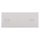 Csiszolóháló fehér 115x280mm, fa, fém, műanyag, űveg, gipszkarton csiszoláshoz, P150, min. rendelés: 3db