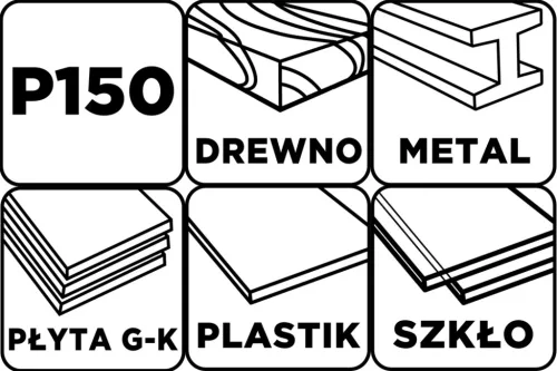 Csiszolóháló fehér 115x280mm, fa, fém, műanyag, űveg, gipszkarton csiszoláshoz, P150, min. rendelés: 3db