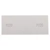 Csiszolóháló fehér 115x280mm, fa, fém, műanyag, űveg, gipszkarton csiszoláshoz, P220, min. rendelés: 3db