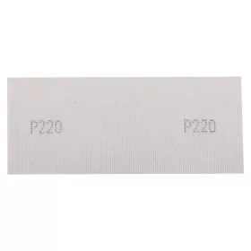   Csiszolóháló fehér 115x280mm, fa, fém, műanyag, űveg, gipszkarton csiszoláshoz, P220, min. rendelés: 3db
