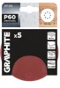 Csiszolókorong tépőzáras 150mm, P60, 8 lyukkal, 5db, min. rendelés: 3cs