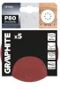 Csiszolókorong tépőzáras 150mm, P80, 8 lyukkal, 5db, min. rendelés: 3cs