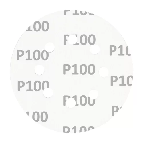 Csiszolókorong tépőzáras 125mm, P100, 8 lyukkal, 5db, min. rendelés: 3cs